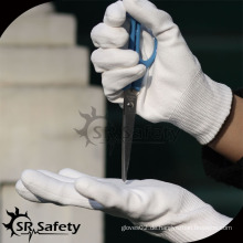 SRSAFETY 13 Gauge Liner Coated PU geschnittene und chemikalienbeständige Handschuhe